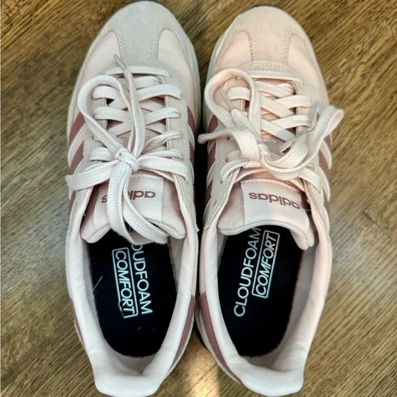 Adidas Run 70s 2.0 Women’s Sneakers in Pink & Mauve - Picture 5 of 7